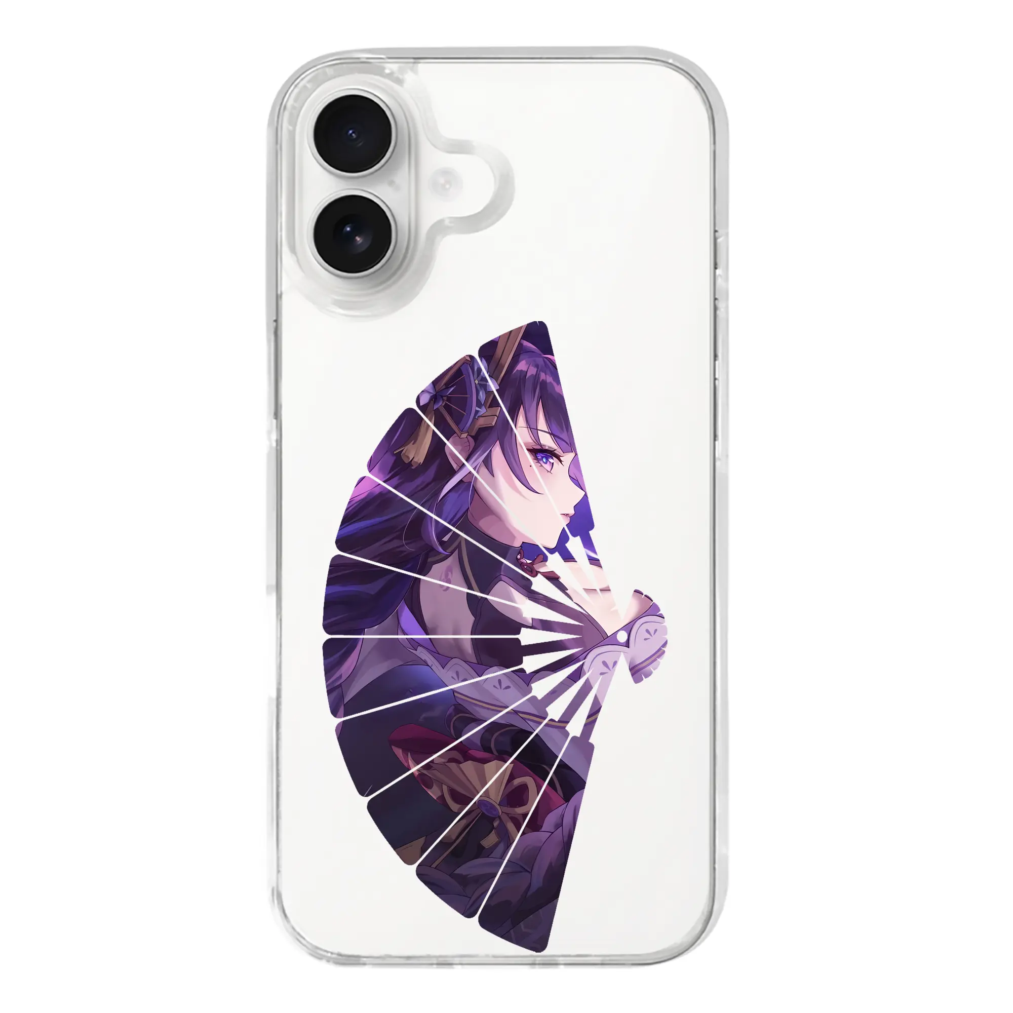 原 神 グッズ 雷電将軍 - iPhone 17シリーズ 透明スマホケース – 薄型・耐衝撃・精密フィット保護カバー